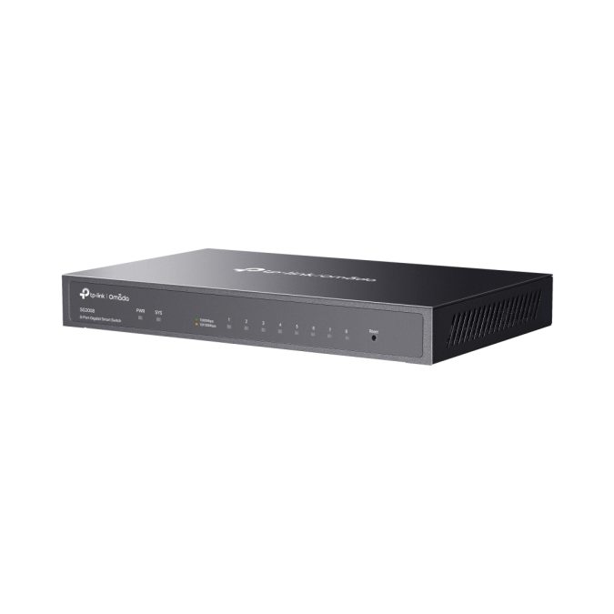 Коммутатор, TP-Link, SG2008, Управляемый, JetStream 8-портовый гигабитный Smart коммутатор