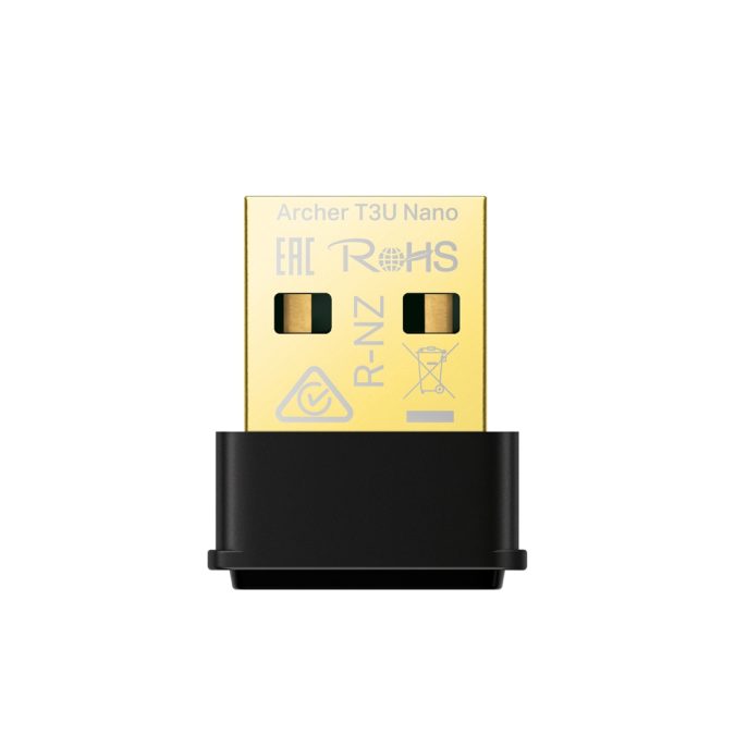 USB-адаптер, TP-Link, Archer T3U Nano, AC1300, 2,4 ГГц /5 ГГц, MUMIMO, USB 2.0