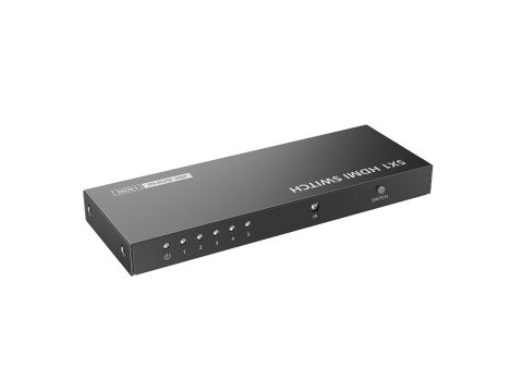 Переключатель HDMI, Lenkeng, LKV501HDR-V3.0, (4Kx2K@60Hz, 5x1)