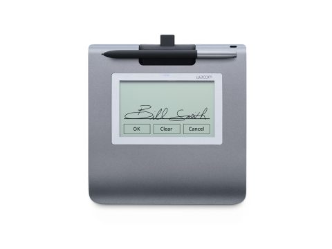 Планшет для цифровой подписи, Wacom, STU-430-CH2, Разрешение 320 х 200, Разрешение датчика 2540 lpi, Размер 161*174*11 мм, Серый