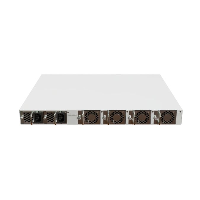 Коммутатор, MikroTik, CRS520-4XS-16XQ-RM, Cloud Router Switch, 2 порта 1G/2.5G/5G/10G, 4 порта 25G SFP28, 16 портов 100G QSFP28, RouterOS v7, -20°С до 50 °C