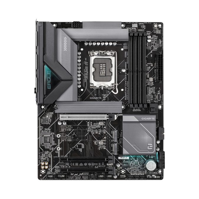 Материнская плата, Gigabyte, B860 EAGLE WIFI6E (4719331866822), LGA1851, iB860, 4xDDR5 5600/6400/9066(OC), 4xSATA3, Raid, 3xM.2 (PCI-E 4.0x4/x2), 1хDP, 1xHDMI, 3xPCI-Ex16, WiFi, ATX