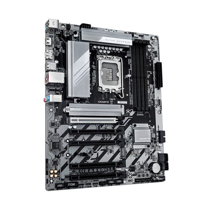 Материнская плата, Gigabyte, B860 DS3H (4719331868178), LGA1851, iB860, 4xDDR5 5600/6400/9066(OC), 4xSATA3, Raid, 2xM.2 (PCI-E 4.0x4/x2), 1хDP, 1xHDMI, 5xPCI-Ex16, ATX
