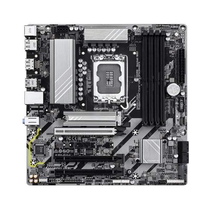 Материнская плата, Gigabyte, B860M DS3H (4719331866709), LGA1851, iB860, 4xDDR5 5600/6400/9066(OC), 4xSATA3, Raid, 2xM.2 (PCI-E 4.0x4/x2), 2хDP, 1xHDMI, 3xPCI-Ex16, ATX