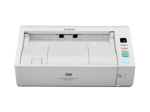 Протяжный сканер, Canon, imageFORMULA DR-M140 II, 6050C003, 600 x 600 DPI, USB2.0, 80 листов, 40 стр/мин, 20-209 г/кв.м, длина 356 мм, Вес:2,6 кг