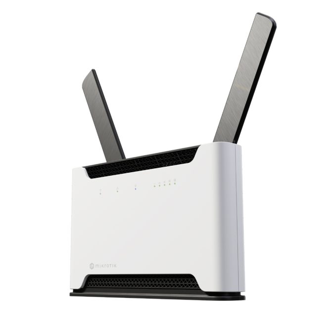 Маршрутизатор, MikroTik, S53UG+5HaxD2HaxD-TC&EG18-EA, Chateau LTE18 ax, 4 порта 10/100/1000М, 1 порт 2500М, 2.4/5 GHz, АХ1800, 1 слот Micro SIM, 1 слот USB-A, RouterOS, -40°С до 70 °