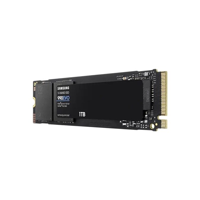 Твердотельный накопитель SSD, Samsung, 990 EVO PLUS MZ-V9S1T0BW, 1TB, M.2 PCIe 4.0 x4 / 5.0 x2 NVMe, 7250/6300 Мб/с