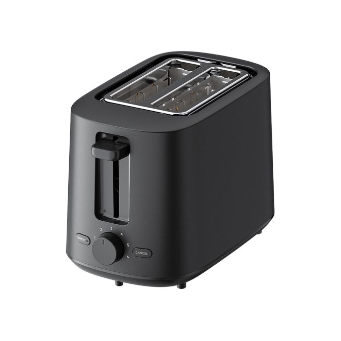 Тостер, Xiaomi, Toaster, XMTSJ01FD/BHR8811EU, 240 Вт, 780-930 Вольт, Черный