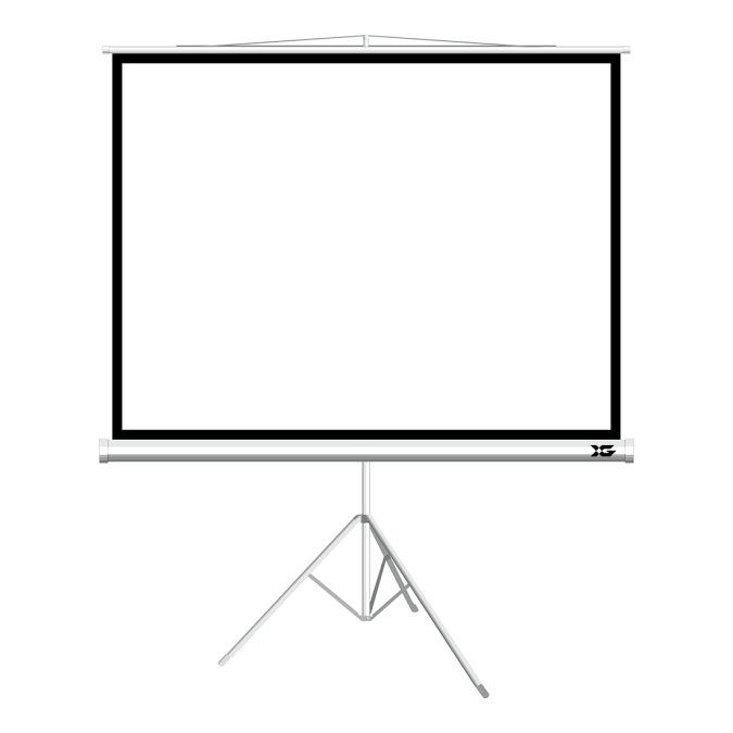 Экран на треноге, XG, DLS-T203x154W, Рабочая поверхность 195х146 см., 4:3, Matt white, Белый