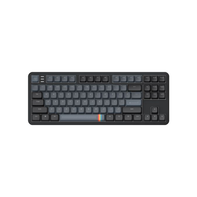 Клавиатура, Dark Project, DPKB_MIDNIGHT_87_ANSI_UA, ALU87A Midnight, Игровая, Механическая, TKL, g3ms Zircon switches, USB, Подсветка RGB, Размер: 362 x 136 x 42 мм., Анг/Рус, Чёрный
