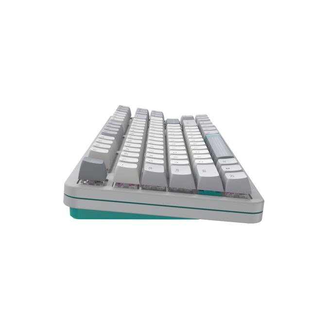 Клавиатура, Dark Project, DPKB_DAYLIGHT_87_ANSI_UA, ALU87A Daylight, Игровая, Механическая, TKL, g3ms Zircon switches, USB, Подсветка RGB, Размер: 362 x 136 x 42 мм., Анг/Рус, Серый