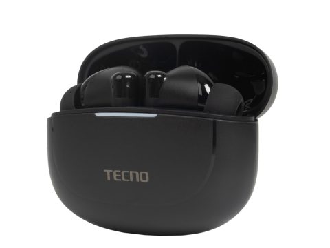 Беспроводные наушники, TECNO, Buds 4 Air, BD04 Air, 20 Гц - 20000 Гц, вес 29 г, 35 мАч (один наушник), 320 мАч (кейс), Bluetooth 5.4, Type-C, (Black) Черный