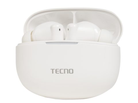 Беспроводные наушники, TECNO, Buds 4 Air, BD04 Air, 20 Гц - 20000 Гц, вес 29 г, 35 мАч (один наушник), 320 мАч (кейс), Bluetooth 5.4, Type-C, (White) Белый