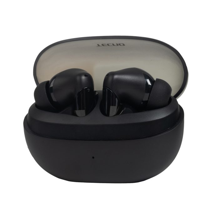 Беспроводные наушники, TECNO, Buds 4, BD04, 20 Гц - 20000 Гц, вес 39,9 г, 50 мАч (один наушник), 500 мАч (кейс), Bluetooth 5.3, Type-C, (Black) Черный