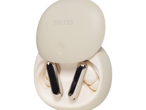 Беспроводные наушники, TECNO, True 1 Air, TU01 Air, 20 Гц - 20000 Гц, вес 60 г, 55 мАч (один наушник), 840 мАч (кейс), Bluetooth 5.4, Type-C, (Creamy White) Белый