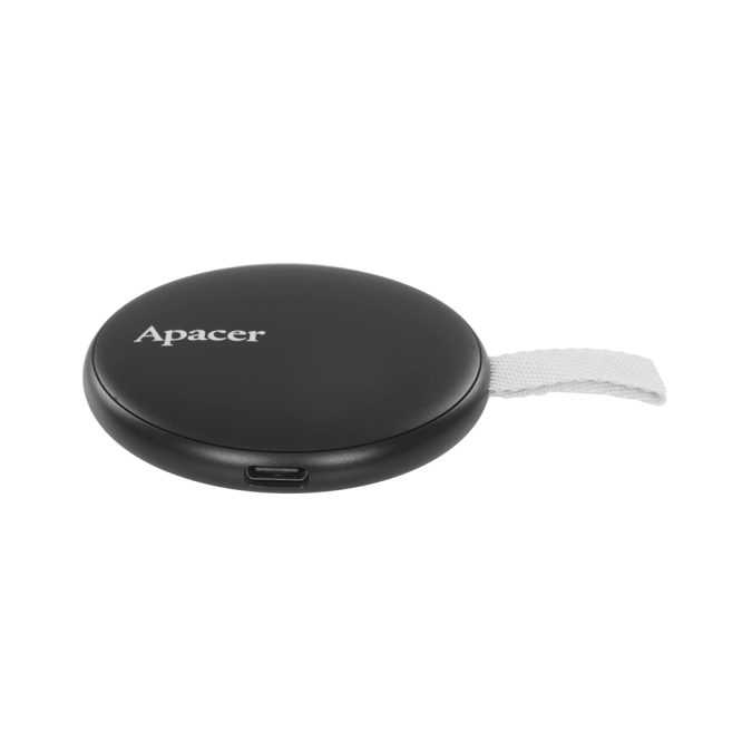 Внешний SSD диск, Apacer, AS725, AP512GAS725B-1, 512GB, USB-C, Черный