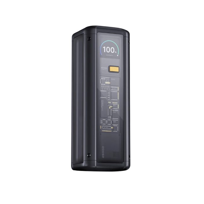 Портативный внешний аккумулятор, Xiaomi, 212W HyperCharge Power Bank 25000mAh GL, BHR9970GL/P03MI, Емкость 25000 мАч, Мощность до 212W, Быстрая зарядка, Встроенный дисплей, Литий-ионный аккумулятор, Входной интерфейс USB-C, Выходной интерфейс	USB-A / USB-C, 55,4  55,4  160 мм, Черный