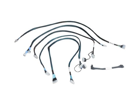 Комплект интерфейсных кабелей, Lenovo, ThinkSystem SR650 V2 2.5" Chassis Front BP2 SAS/SATA Cable Kit v2