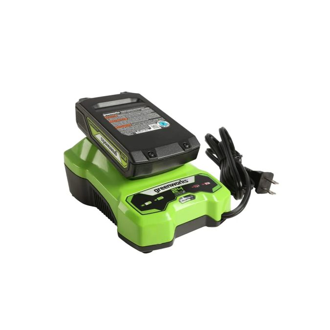Быстрое зарядное устройство, Greenworks, 2946407, G24C4, 24V, 4А