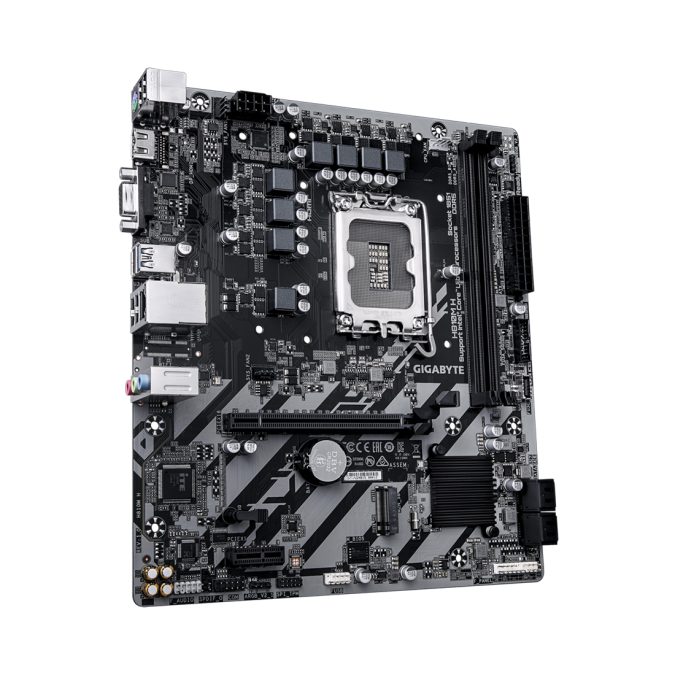 Материнская плата, Gigabyte, H810M H (4719331869540), LGA1851, H810, 2xDDR5 5600/6400, 4xSATA3, 1xM.2 (PCI-E 4.0x4/x2), 1xD-Sub, 1xHDMI, 1xPCI-Ex16, 1xPCI-Ex1, mATX