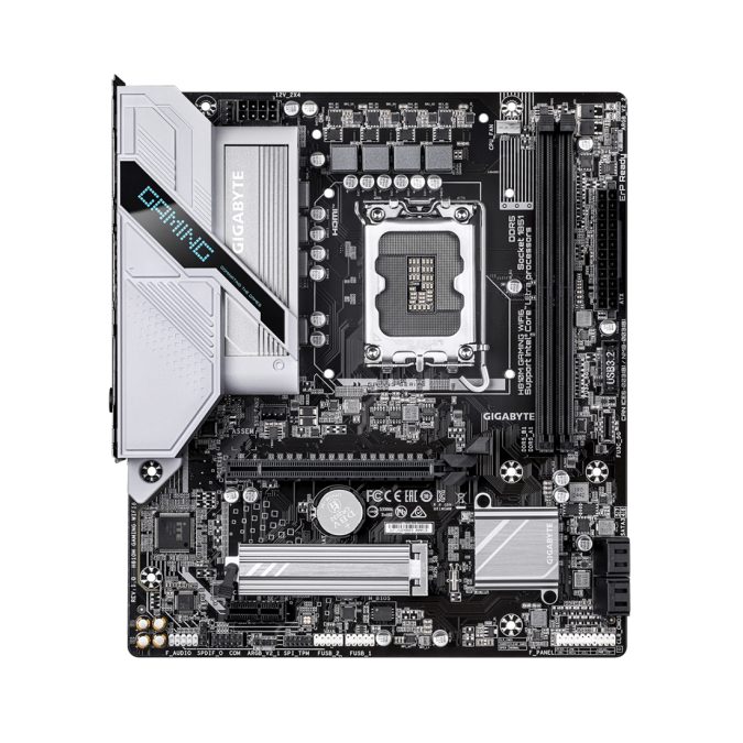 Материнская плата, Gigabyte, H810M GAMING WIFI6 (4719331869090), LGA1851, H810, 2xDDR5 5600/6400, 4xSATA3, 1xM.2 (PCI-E 4.0x4/x2), 1xHDMI, 1xDP, 1xPCI-Ex16, 1xPCI-Ex1, WiFi, mATX
