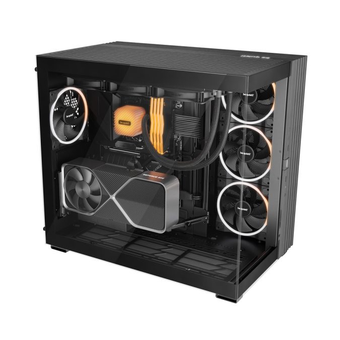 Компьютерный корпус, Bequiet!, Light Base 900 FX, BGW71, Full Tower, E-ATX/XL-ATX/ATX/M-ATX/Mini-ATX, USB 3.2 Gen 2 Type C *1, USB 3.2 Type A*2, HD Audio/mic, 3*140мм Light Wings Reversed, 1*140 мм Light Wings, Высота процессорного кулера до 190мм, Длина VGA до 495мм, 1*3,5/4*2,5, Сталь/Закаленное стекло, 532*327*465мм, Без Б/П, Черный