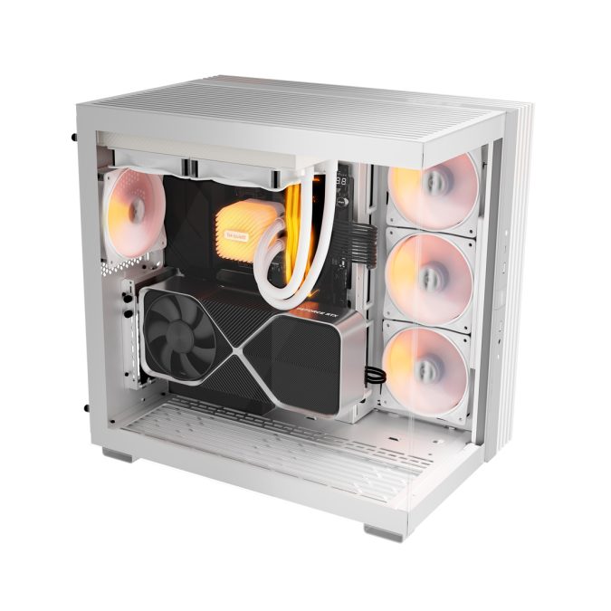 Компьютерный корпус, Bequiet!, Light Base 600 LX, BGW68, Mid Tower, ATX/M-ATX/M-ITX, USB 3.2 Gen 2 Type C *1, USB 3.2 Type A*2, HD Audio/mic, 3*120 мм Light Wings LX Reversed, 1*120 мм Light Wings LX, Высота процессорного кулера до 170мм, Длина VGA до 400мм, 1*3,5/2*2,5, Сталь/Закаленное стекло, 554*390*523мм, Без Б/П, Белый