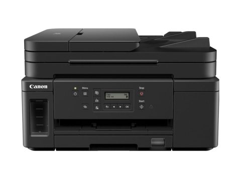 Монохромное МФУ, Canon, Pixma GM4040, 3111C009AA, Струйное, A4, 13 изобр./мин. (A4), Чернила GI-40, СНПЧ, Подача 100 листов, Планшетный сканер, 1,5 мс/линия, ЖК-экран Full dot, USB 2.0, Ethernet 10/100, Wi-Fi