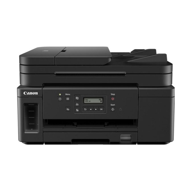 Монохромное МФУ, Canon, Pixma GM4040, 3111C009AA, Струйное, A4, 13 изобр./мин. (A4), Чернила GI-40, СНПЧ, Подача 100 листов, Планшетный сканер, 1,5 мс/линия, ЖК-экран Full dot, USB 2.0, Ethernet 10/100, Wi-Fi
