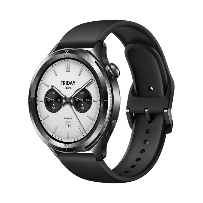 Смарт часы, Xiaomi, Watch S4, M2425W1 / BHR9195GL, Дисплей 1.43" AMOLED, Разрешение 466 x 466, Водонепроницаемые (5 АТМ), GPS+GLONASS, Galileo, BDS, QZSS, Батарея 486 мАч, Черный