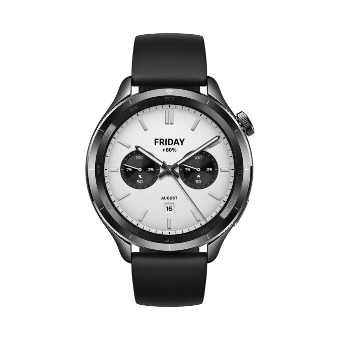 Смарт часы, Xiaomi, Watch S4, M2425W1 / BHR9195GL, Дисплей 1.43" AMOLED, Разрешение 466 x 466, Водонепроницаемые (5 АТМ), GPS+GLONASS, Galileo, BDS, QZSS, Батарея 486 мАч, Черный