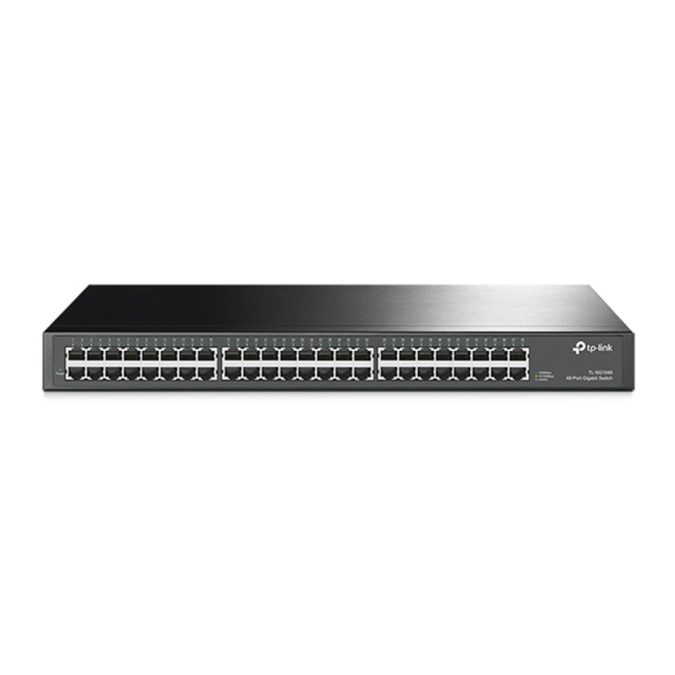 Коммутатор, TP-Link, TL-SG1048, 19 дюймовый стоечный, 48 портов 10/100/1000M RJ45, Корпус металл, 1U, Неуправляемый