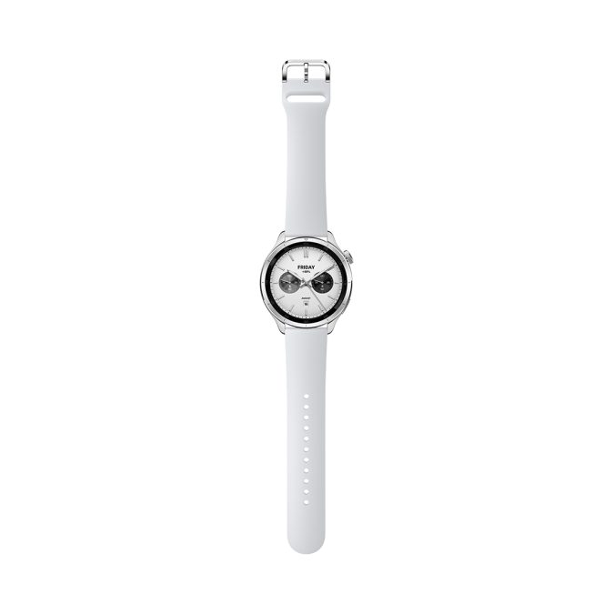 Смарт часы, Xiaomi, Watch S4, M2425W1 / BHR9197GL, Дисплей 1.43" AMOLED, Разрешение 466 x 466, Водонепроницаемые (5 АТМ), GPS+GLONASS, Galileo, BDS, QZSS, Батарея 486 мАч, Серебристый
