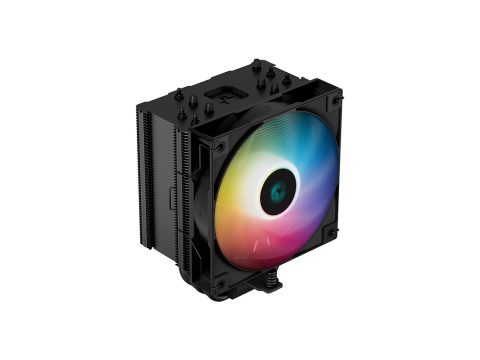 Кулер для процессора, Deepcool, AG500 BK ARGB V2 R-AG500-BKAMMN-GJD, Intel 1851/1700/1200/115х и AMD AM5/AM4, 240W, 1*120мм RGB, 300-1850±10%/об/м, 67,88 CFM, 29,4 dB(A), 4pin, 125х95х160мм, Чёрный