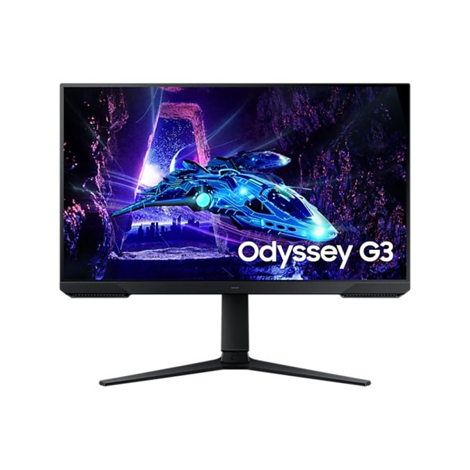 Монитор, Samsung, LS27DG300EIXCI, Odyssey G3 FHD, 27, 1920*1080, VA, 180 Гц, 16:9, 250 кд/м2, 3000:1, 1 мс, 178/178, 16.7 млн., DP*1, HDMI*1, Аудиопорт*1, VESA 100*100 мм, Регулировка высоты/наклона/вращения/поворота, кабель DP в комплекте, Чёрный