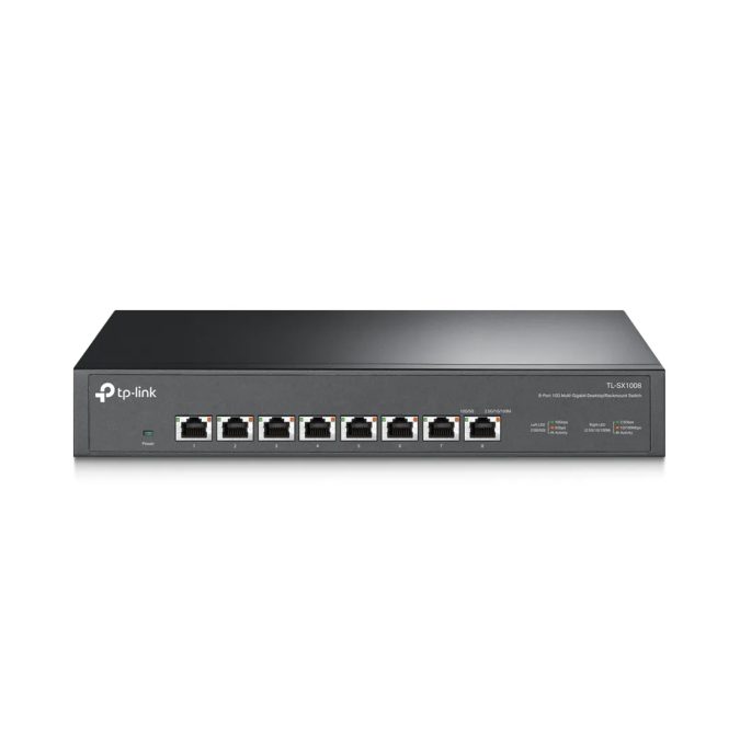 Коммутатор, TP-Link, TL-SX1008, 8 портов 100 Мбит/с / 1 Гбит/с / 2,5 Гбит/с / 5 Гбит/с / 10 Гбит/с,