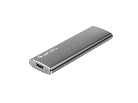 Внешний SSD диск, Verbatim, VX500 47444, 1TB, Type-C и Type-A, Серый