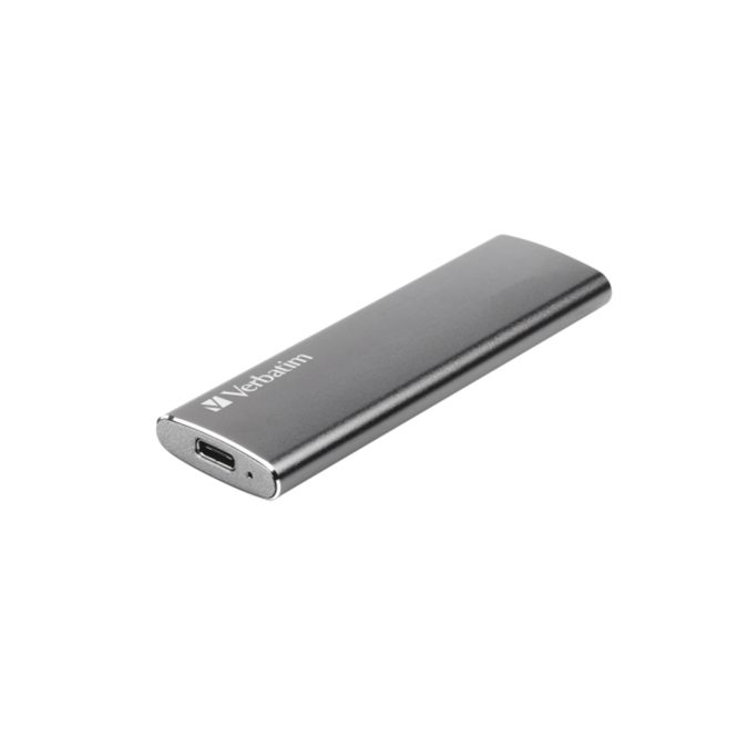 Внешний SSD диск, Verbatim, VX500 47444, 1TB, Type-C и Type-A, Серый