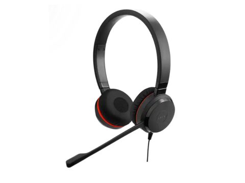 Гарнитура, Jabra, 5399-823-369, Evolve 30 II MS Stereo, USB C/A, Удаленный контроль вызовов, Jack 3,5мм, Hi-Fi стереозвук, Защита от шумов PeakStop™, Шумоподавление