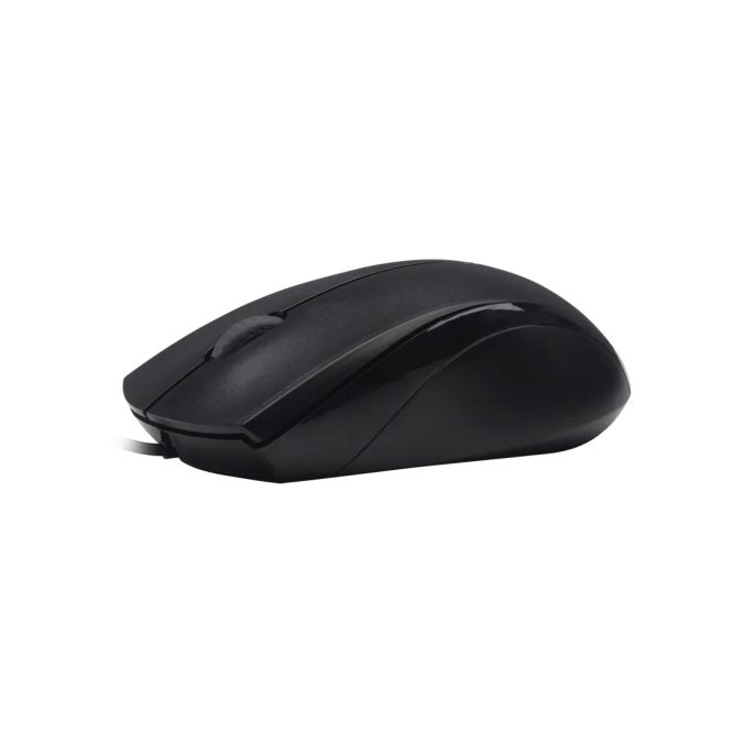 Компьютерная мышь, Rapoo, N1200, Оптическая, 1000dpi, USB, Длина кабеля 1,5 метра, Чёрный