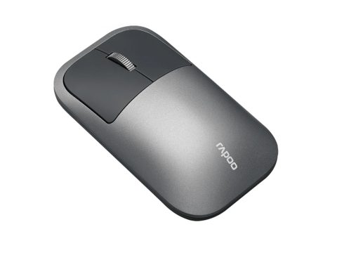 Компьютерная мышь, Rapoo, M700 Silent, Оптическая, 1300 dpi, Беспроводной, 2.4 Ггц., Bluetooth 3.0/ 5.0, Эффективная дистанция 10 м., Литиевая встроенная батарея, Серый