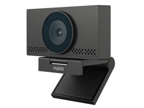 Веб-Камера, Rapoo, C500AF, USB 2.0, 1080*720/1440*2160, 4K, Автофокус, USB 2.0, Микрофон, Крепление: зажим, Камера с защитной крышкой, Чёрный