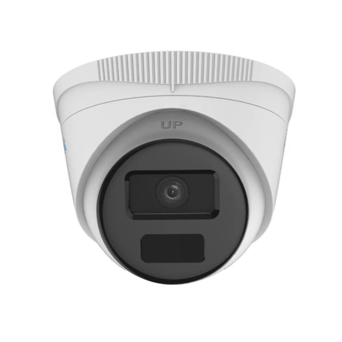 IP Видеокамера, HiLook, IPC-T241HE-UC, Купольная, 4 МП обнаружения людей и транспорта, ИК-подцветка 20м, сжатия H.265+, POE, IP67