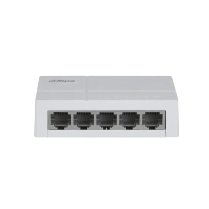 Коммутатор, Dahua, DH-SF1005L, Неуправляемый, настольный, 5x10/100М. Питание: DC 5В/1А. 0...+45