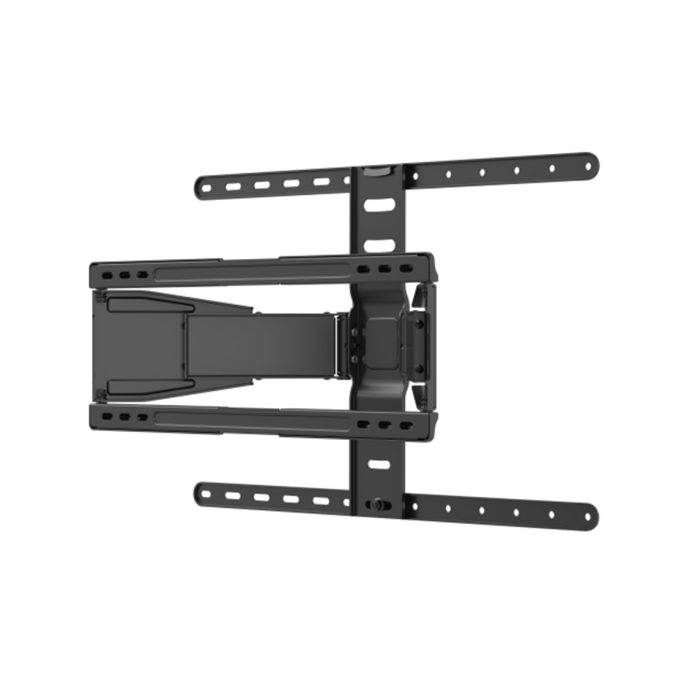Кронштейн для ТВ и мониторов, XG, FMW-4390, Макс. нагрузка - 60 кг, Диагональ экрана от 37" до 75", Угол вращения -60° +60°, Угол наклона -12° +3°, Уровень -2° +2°, Чёрный