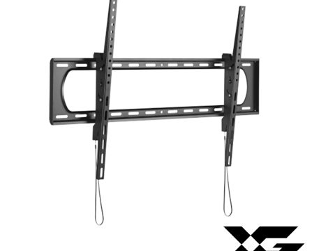 Кронштейн для ТВ и мониторов, XG, W-60120T, Макс. нагрузка - 120 кг, Диагональ экрана от 60" до 120",Угол наклона -10° +10°, Чёрный