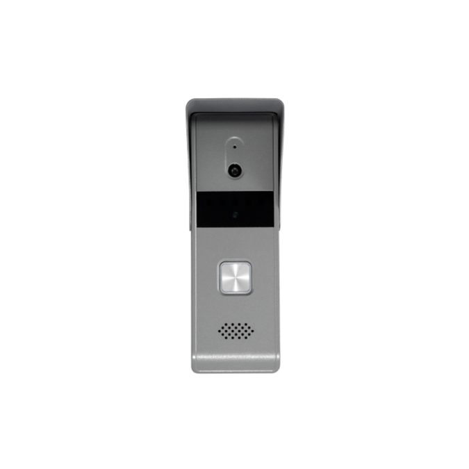 Вызывная панель, Hikvision, DS-KB2421T-IM, 4-проводная аналоговая дверная станция, 2МП, цинковый сплав, подавление шума и эха, -30°C до 70°C , IP65