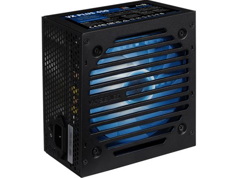 Блок питания, Aerocool, VX PLUS Stealth 450 , 450W, ATX, None-PFC, 20+4pin, 4+4pin, 2*Sata, 2*Molex, 1*FDD, 1*PCI-E 6pin, Вентилятор 12см, Кабель питания, Чёрный