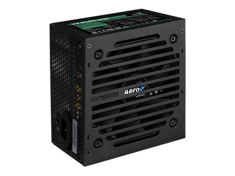 Блок питания, Aerocool, VX PLUS Stealth 600, 600W, ATX, None-PFC, 20+4pin, 4+4pin, 4*Sata, 3*Molex, 1*FDD, 2*PCI-E 6+2pin, Вентилятор 12см, Кабель питания, Чёрный