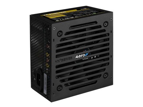 Блок питания, Aerocool, VX PLUS Stealth 550, 550W, ATX, None-PFC, 20+4pin, 4+4pin, 3*Sata, 3*Molex, 1*FDD, 1*PCI-E 6+2pin, Вентилятор 12см, Кабель питания, Чёрный